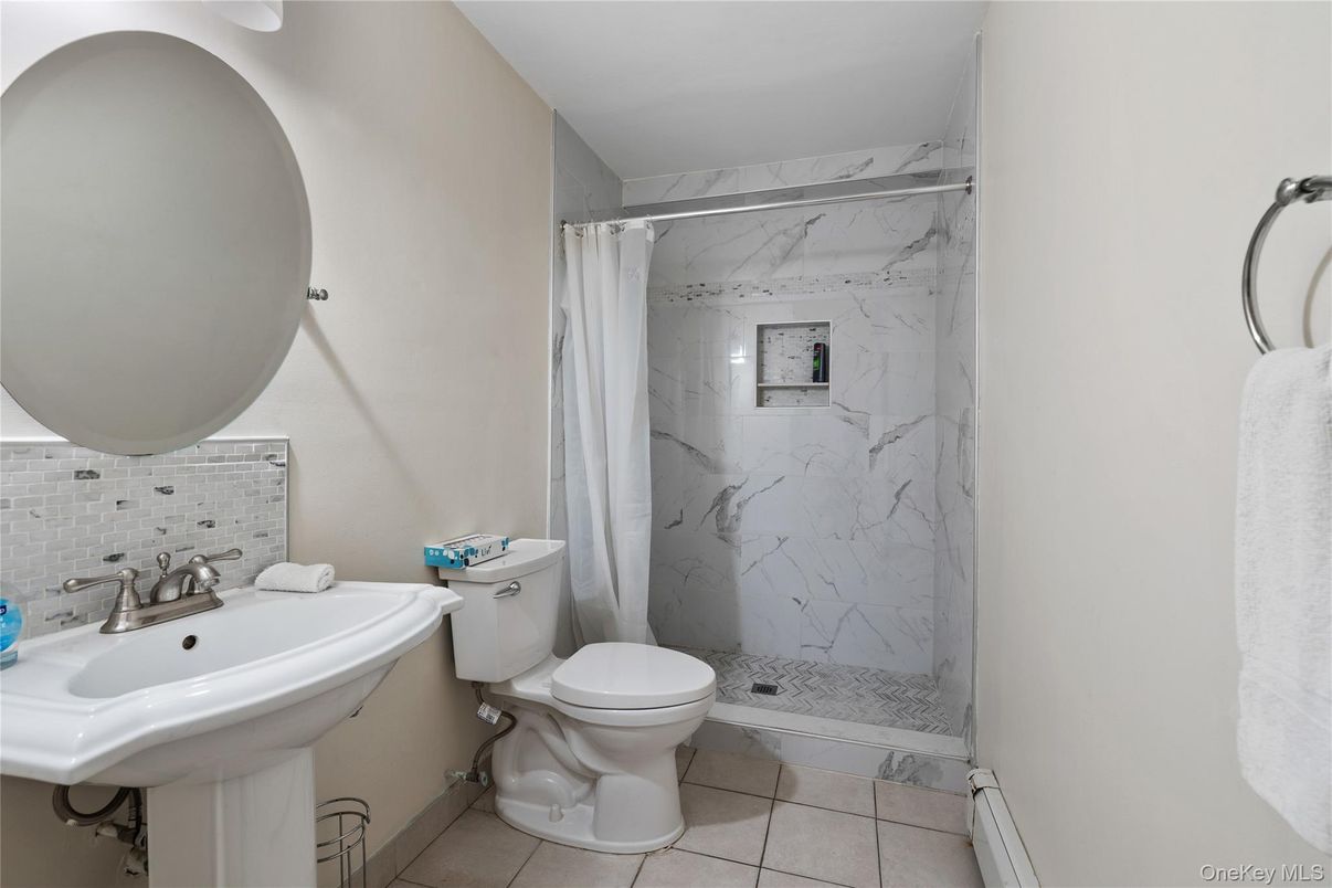 Bathroom, Interior, Marble Walls