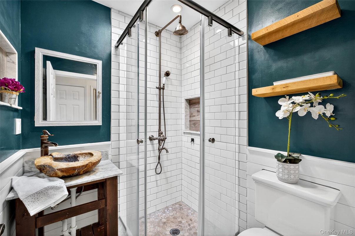 Bathroom, Glass Shower, Interior