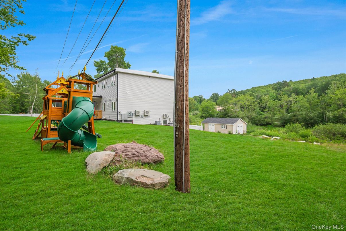 Backyard, Detached Garage, Exterior, Playground