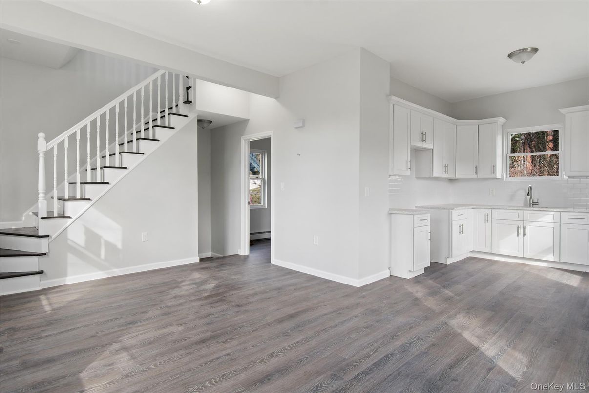 Interior, Kitchen, Wood Texture Flooring