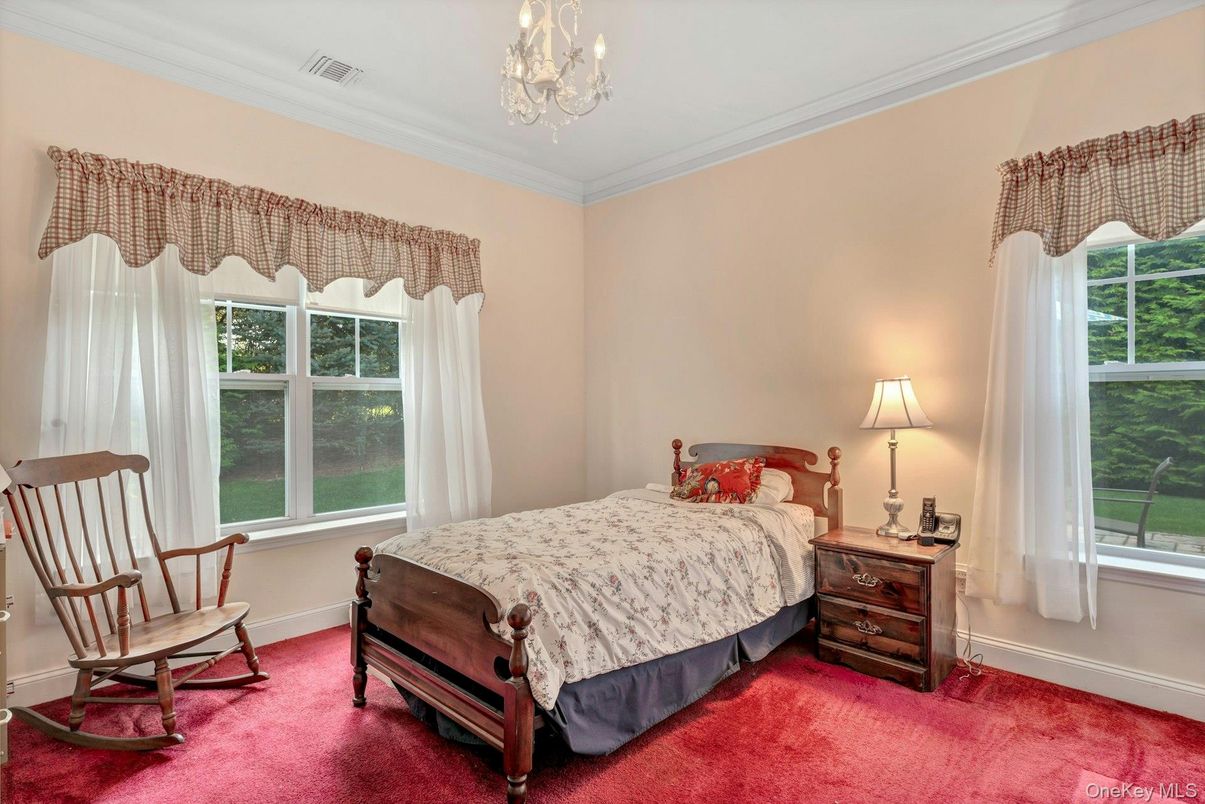 Bedroom, Chandelier, Interior