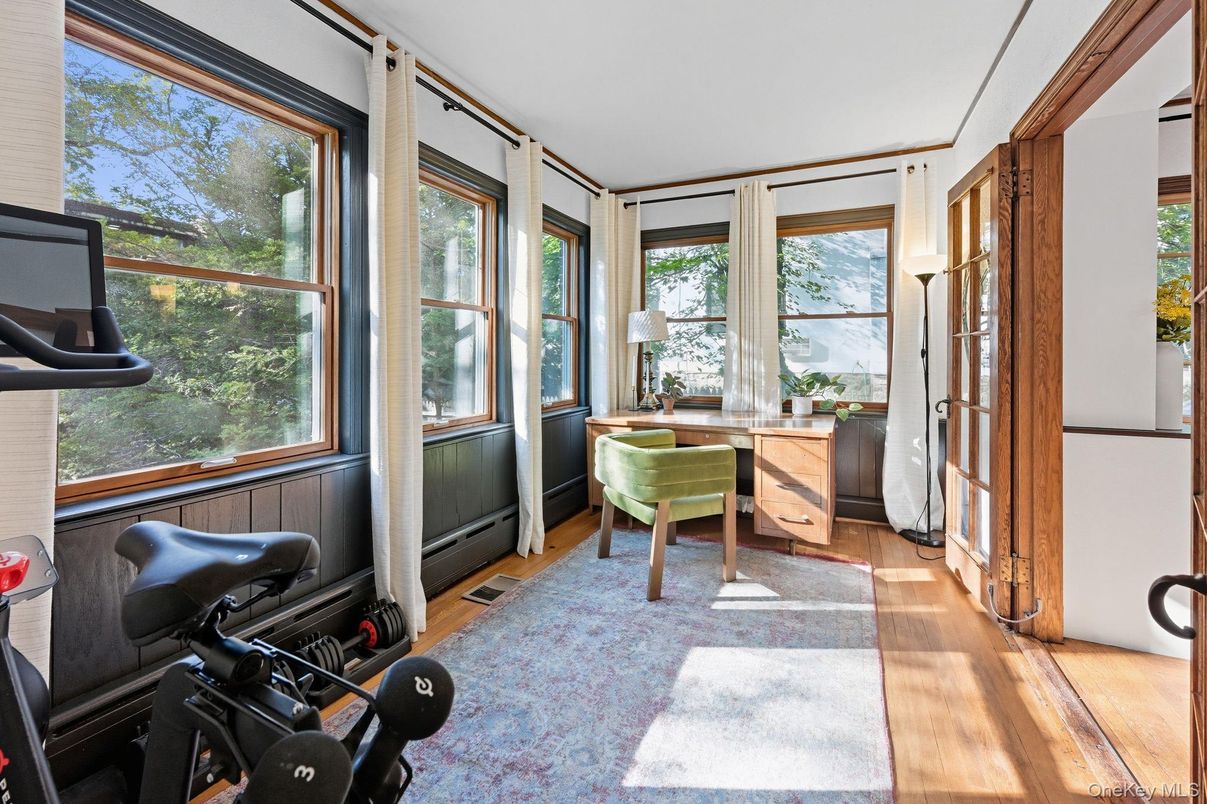Fitness Equipment, Interior, Wood Texture Flooring