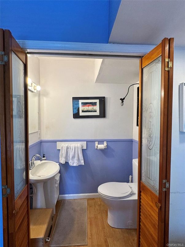 Bathroom, Interior, Wood Texture Flooring