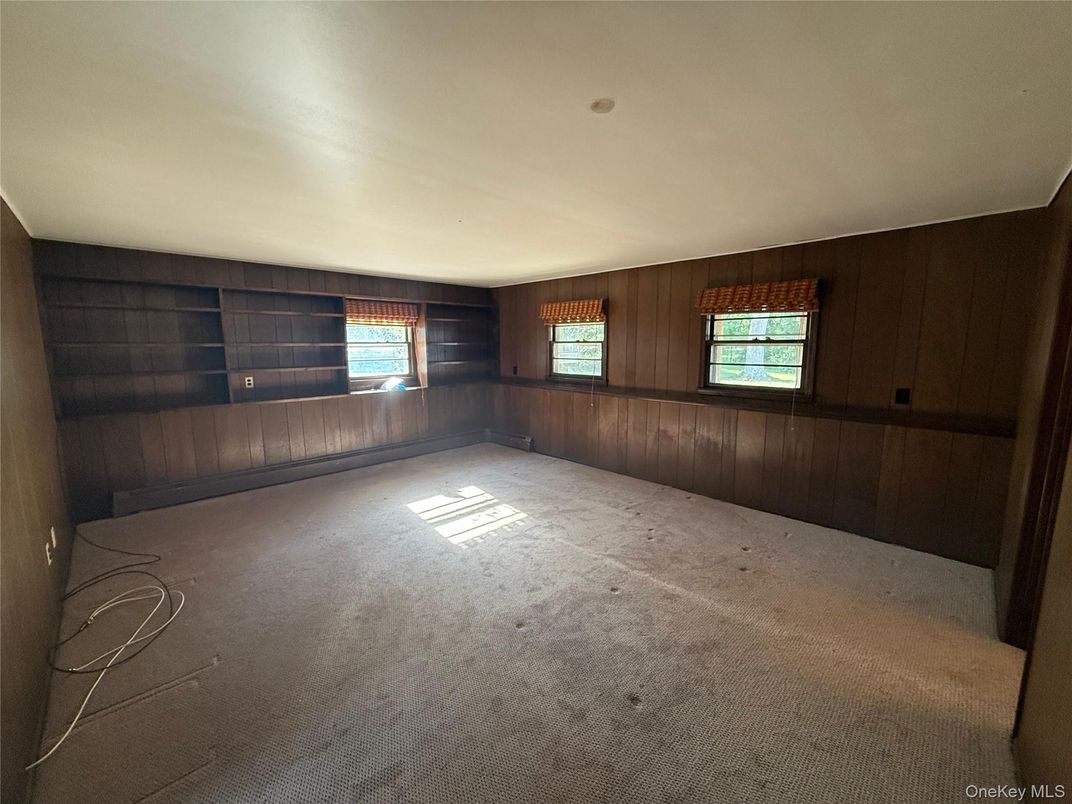 Empty room, Interior, Wooden Walls