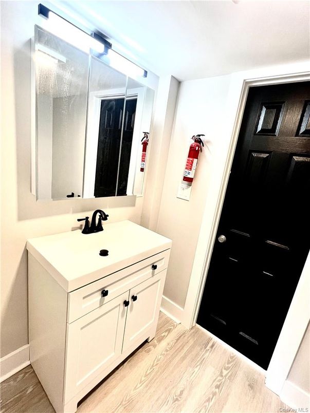 Bathroom, Interior, Wood Texture Flooring