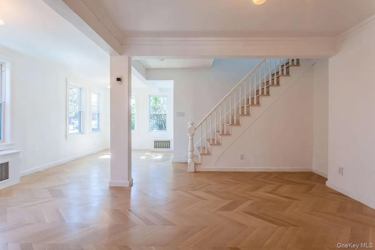 Empty room, Fireplace, Interior, Wood Texture Flooring