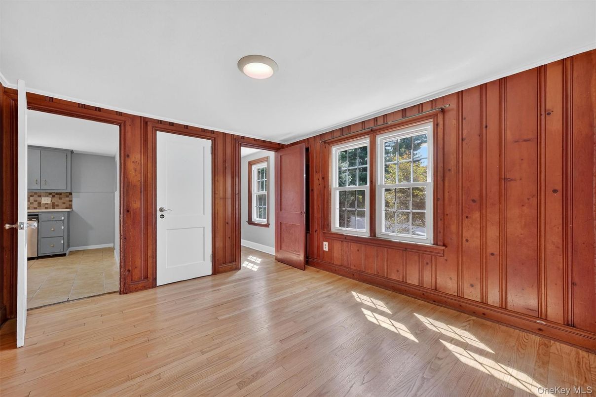 Empty room, Interior, Wood Texture Flooring, Wooden Walls