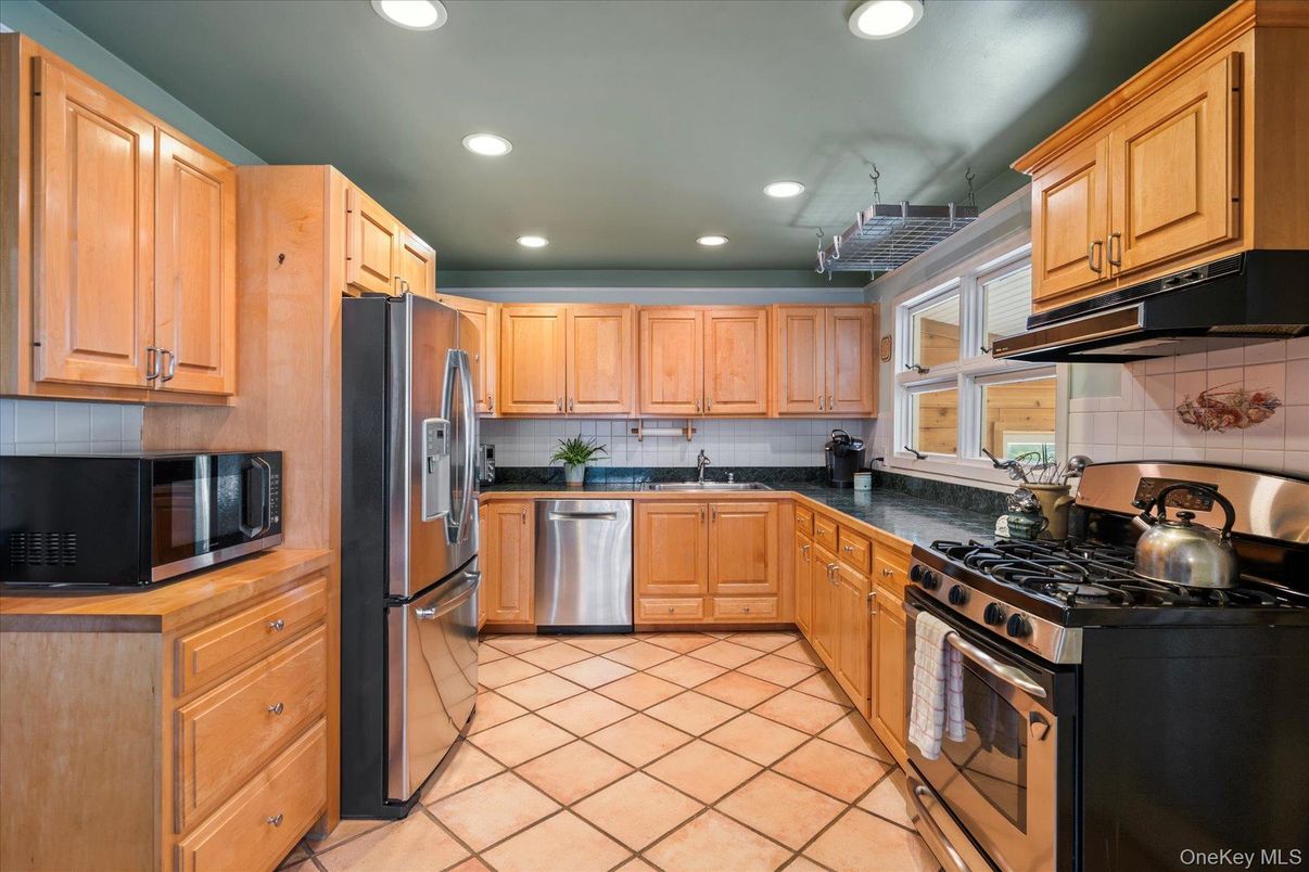 Interior, Kitchen, Recessed Lighting, Stainless Steel Appliances