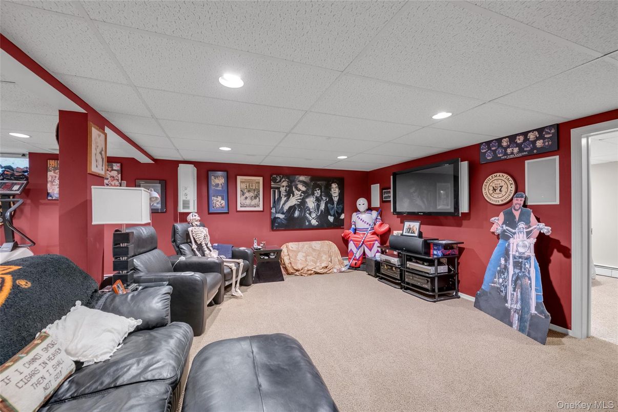 Interior, Living room, Recessed Lighting
