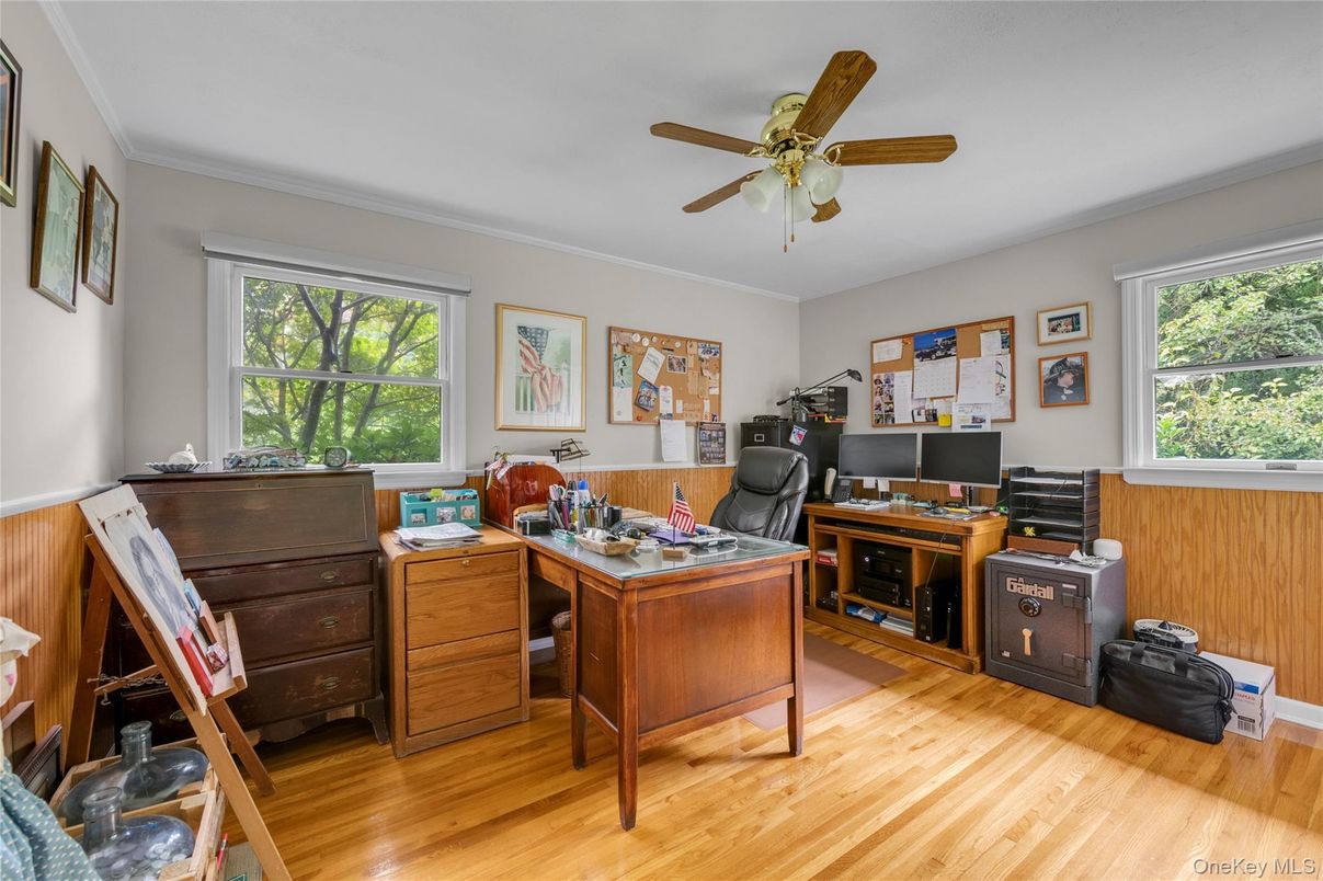 Home Office, Interior, Wood Texture Flooring