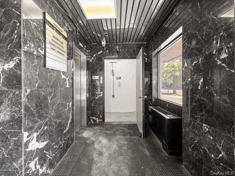 Elevator, Interior, Marble Walls
