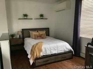Bedroom, Fireplace, Interior, Wood Texture Flooring