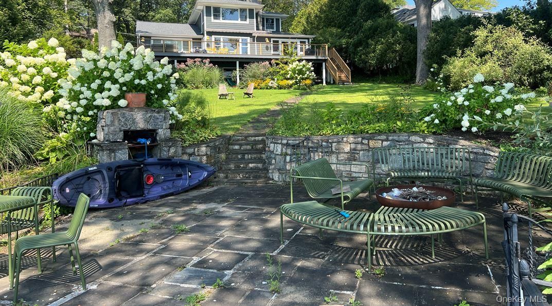 Backyard, Exterior, Fireplace
