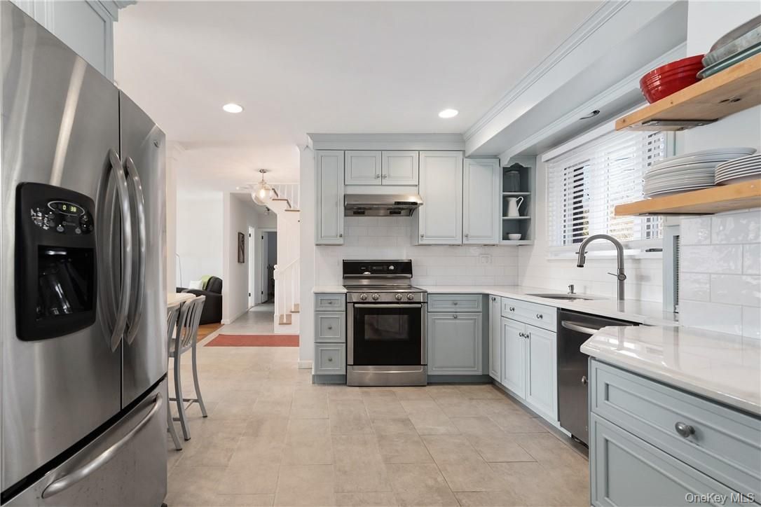 Interior, Kitchen, Recessed Lighting, Stainless Steel Appliances