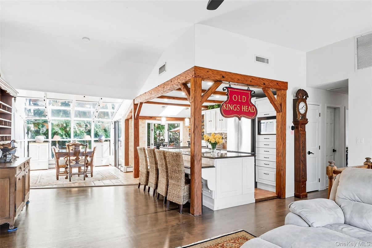 Dining room, Interior, Wood Texture Flooring