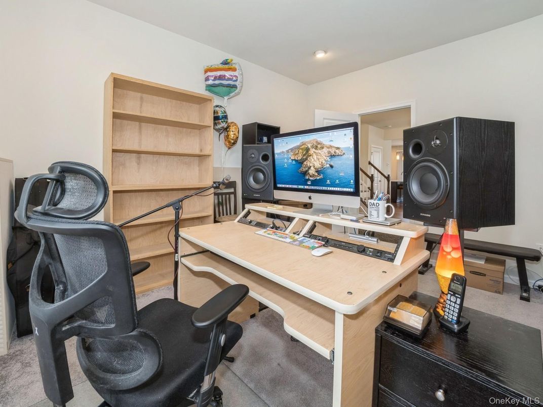 Home Office, Interior, Recessed Lighting