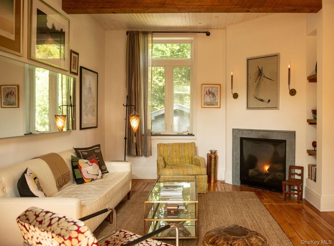Fireplace, Interior, Living room, Wooden Beams, Wooden Ceilings, Wood Texture Flooring