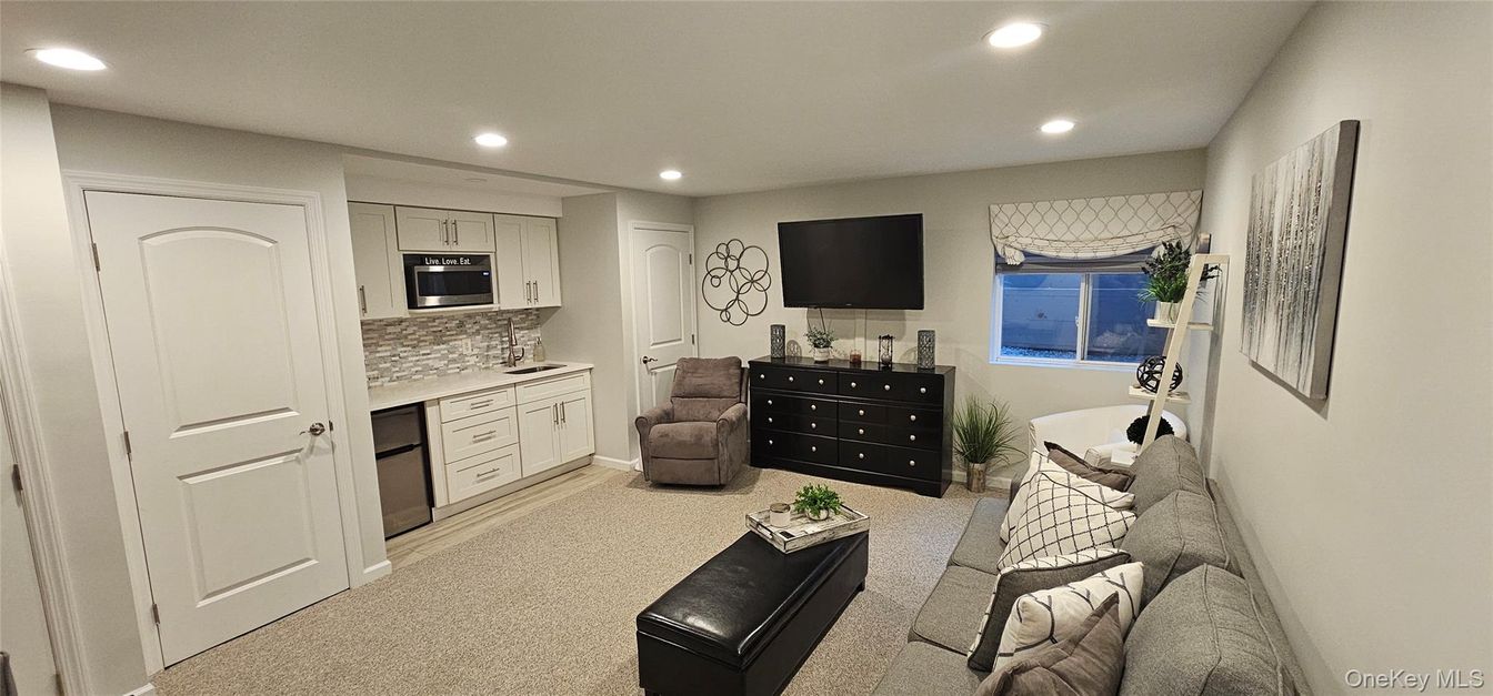 Interior, Kitchen, Living room, Recessed Lighting
