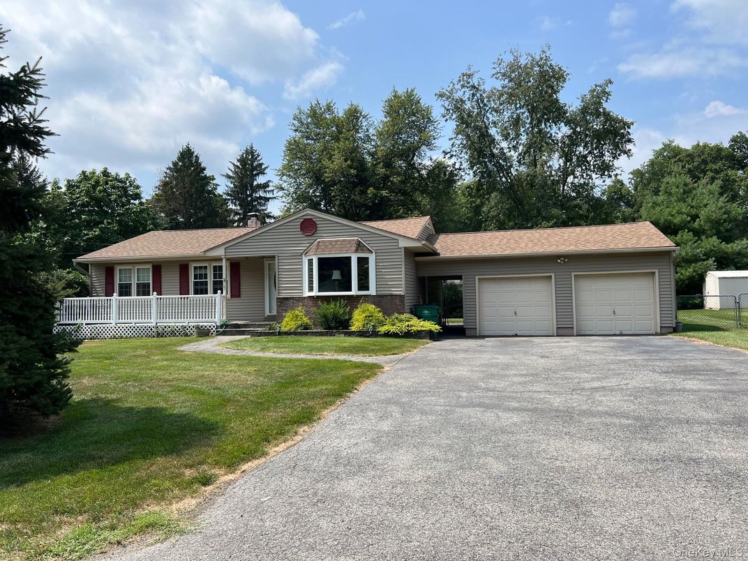 Attached, Backyard, Exterior, Facade, Ranch