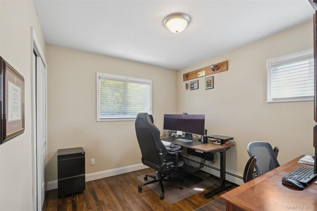 Home Office, Interior, Wood Texture Flooring