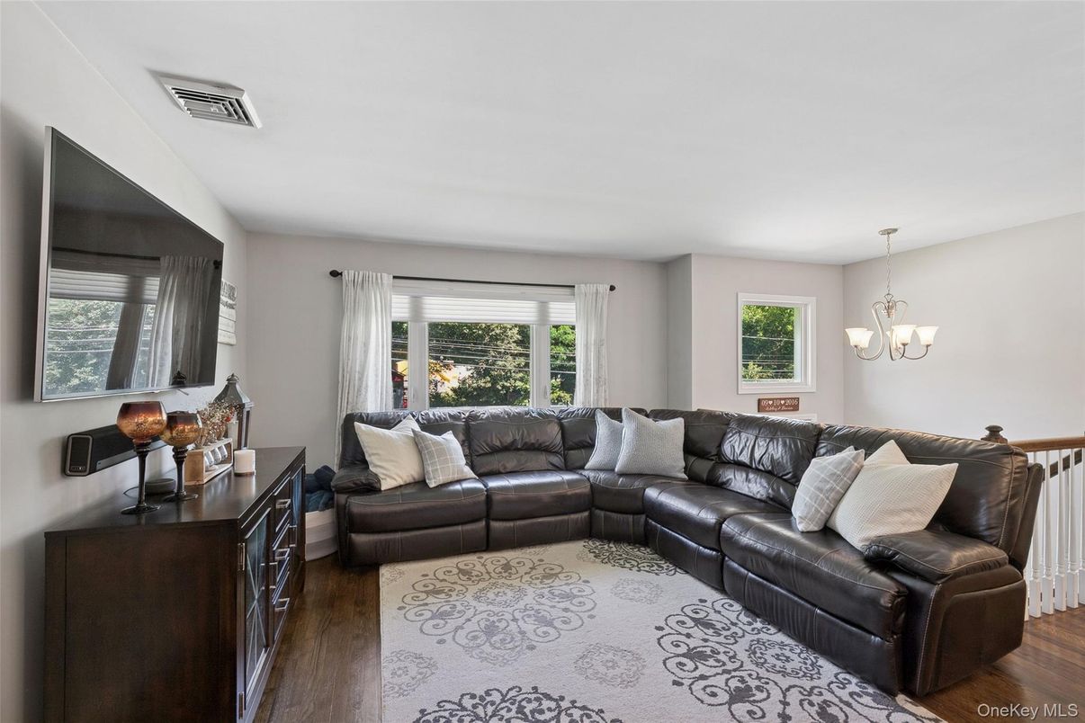 Chandelier, Interior, Living room, Wood Texture Flooring