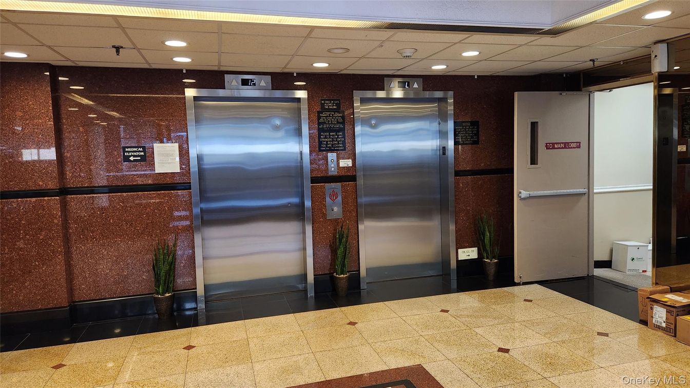 Elevator, Interior, Recessed Lighting