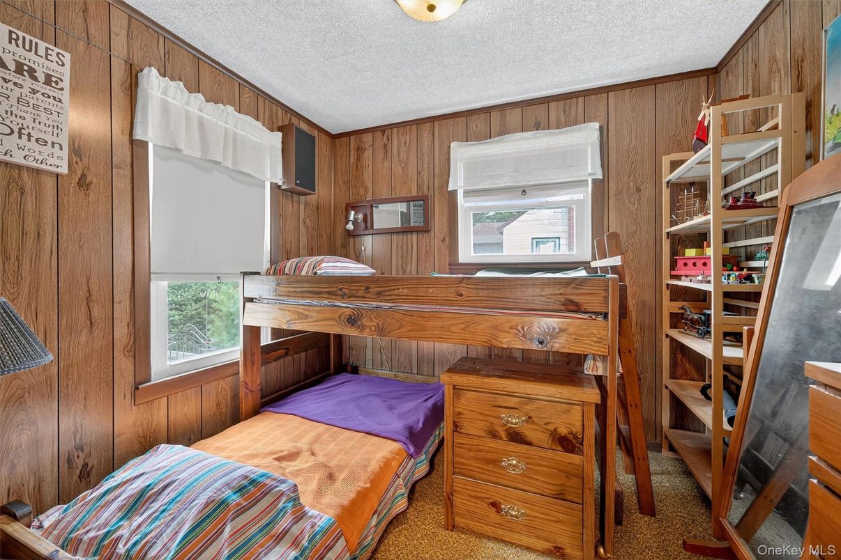 Bedroom, Interior, Wooden Walls