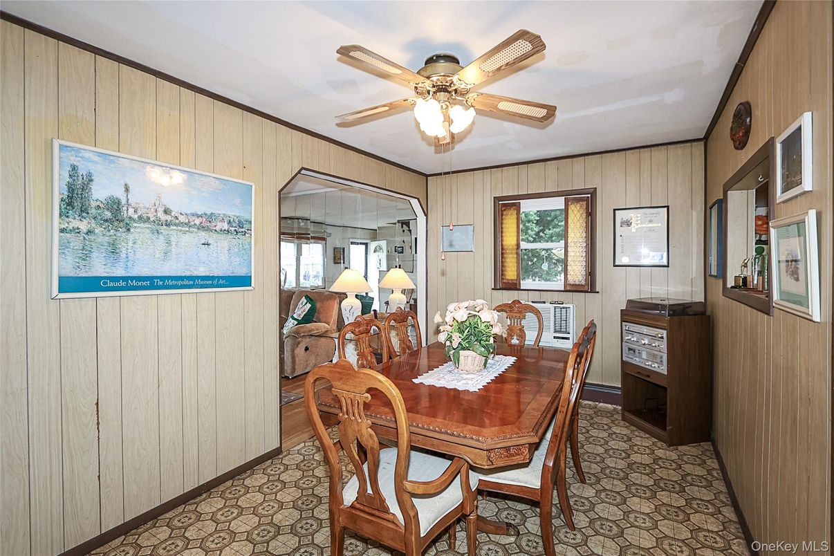 Dining room, Interior, Wooden Walls