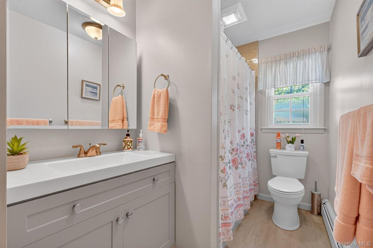 Bathroom, Interior, Wood Texture Flooring