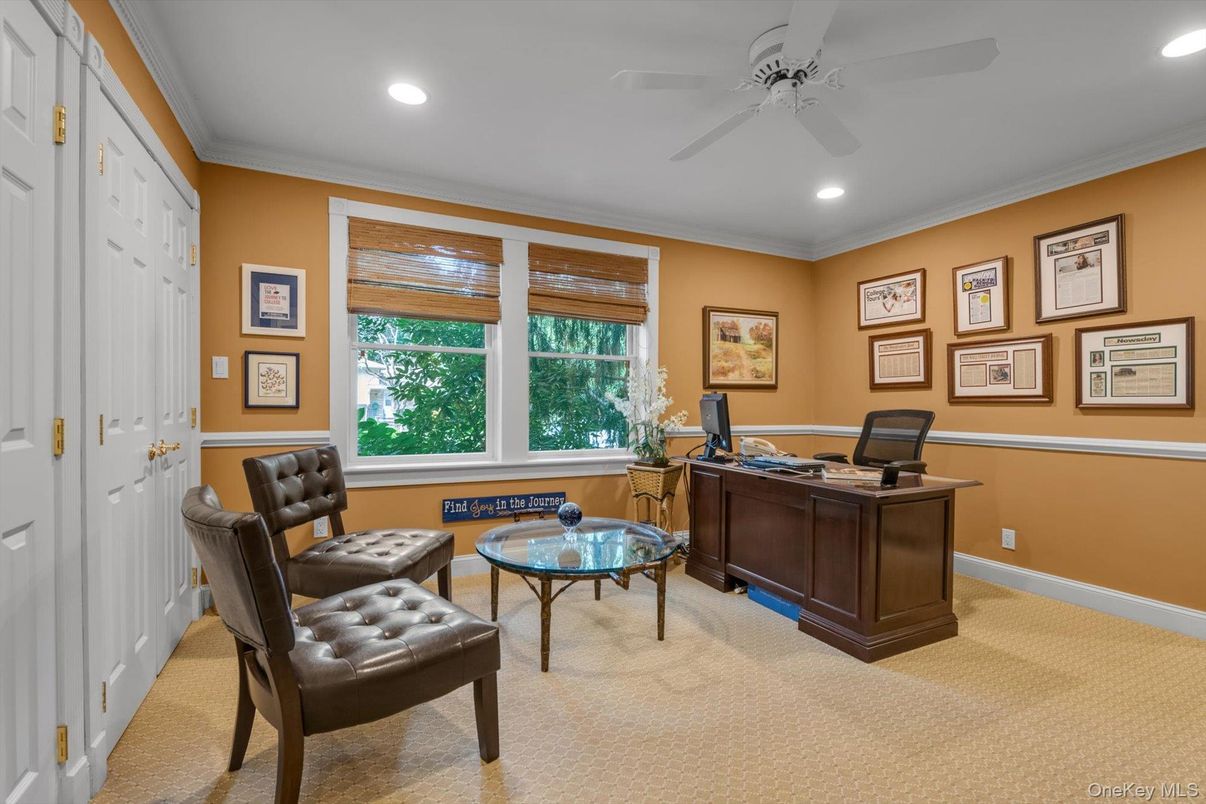 Home Office, Interior, Recessed Lighting