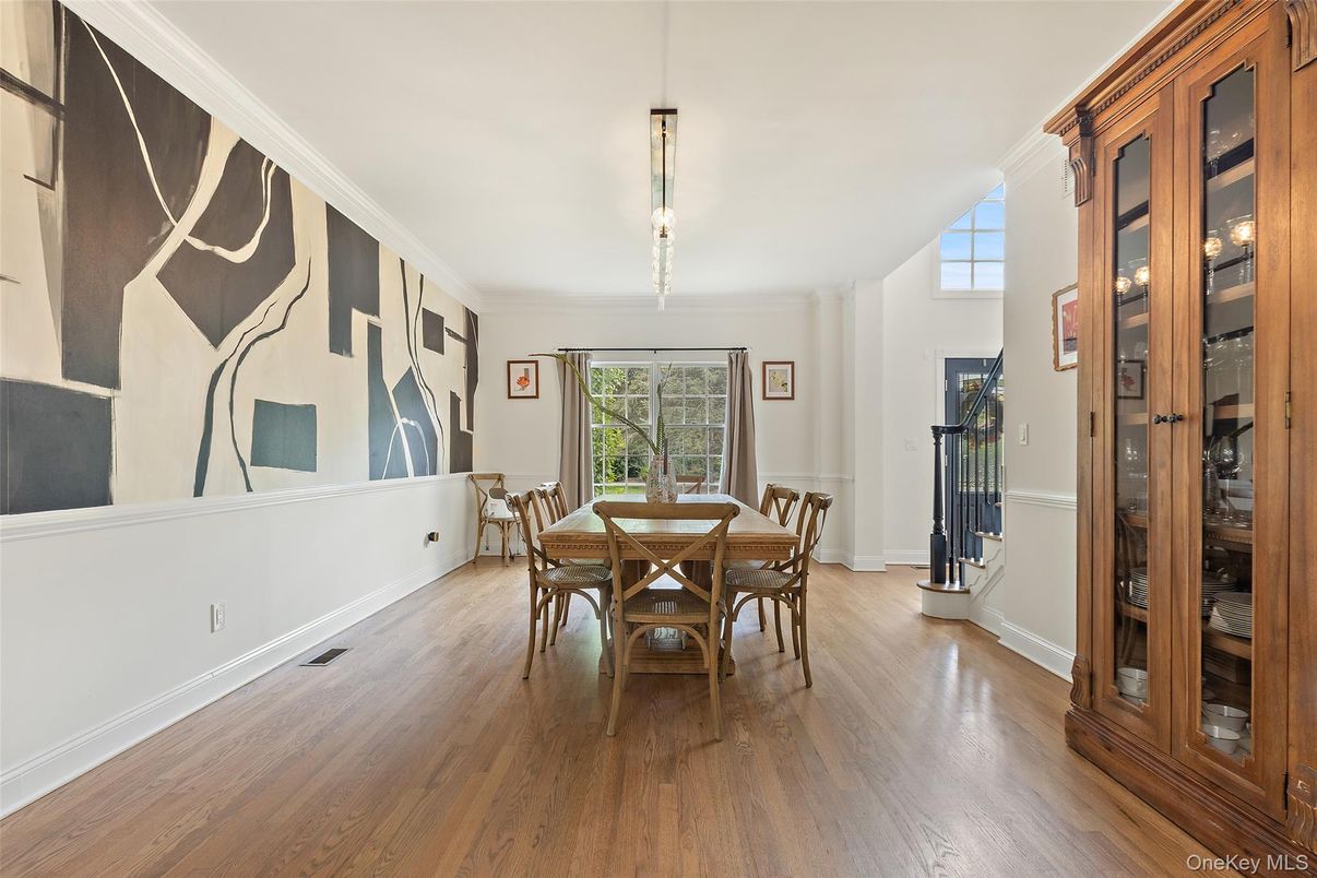 Dining room, Interior, Wood Texture Flooring