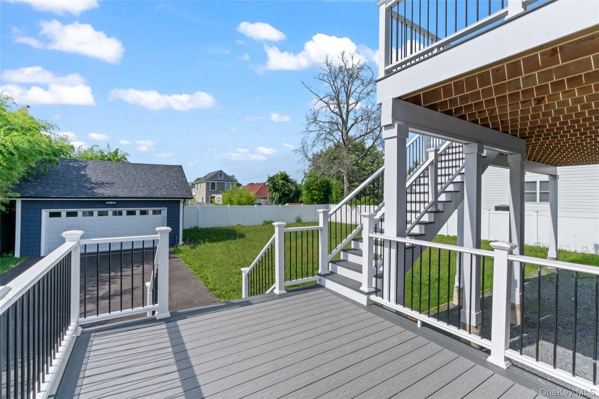 Backyard, Detached Garage, Exterior