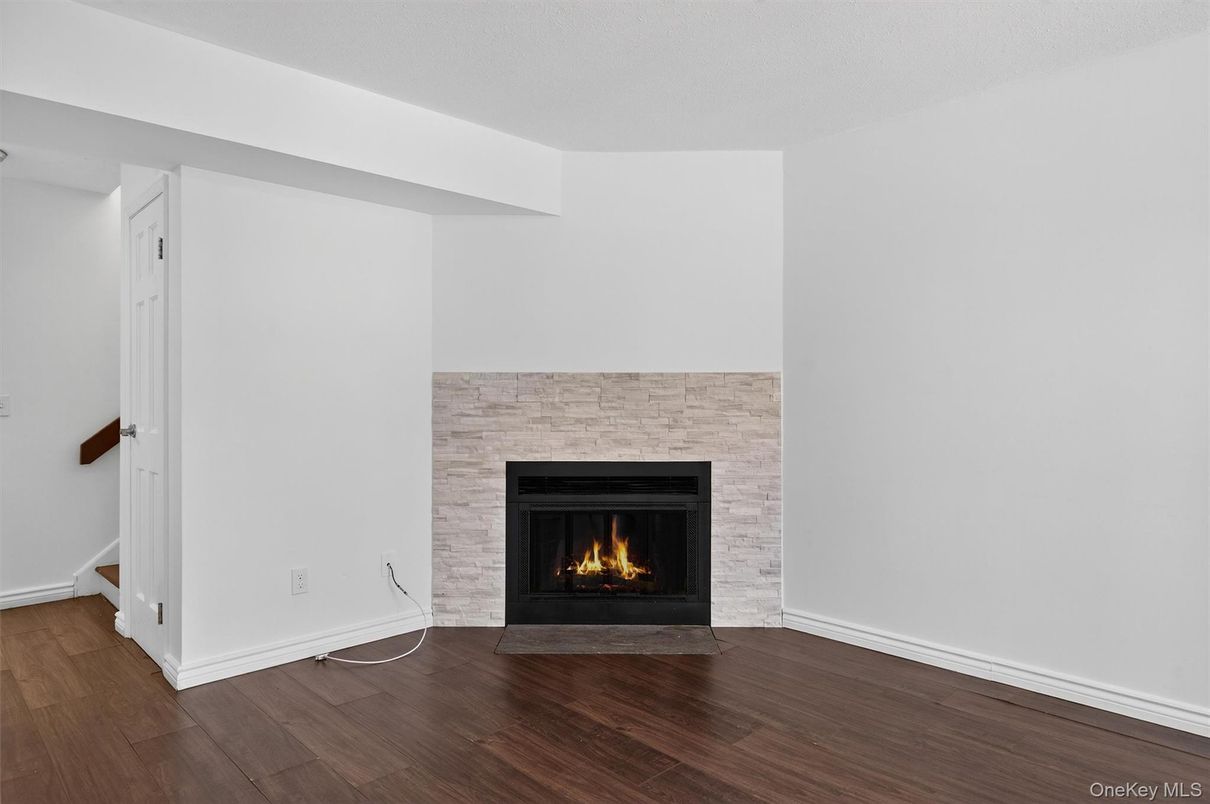 Fireplace, Interior, Wood Texture Flooring