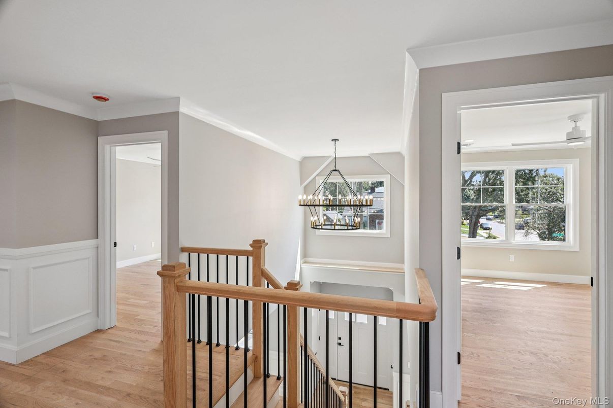 Chandelier, Interior, Wood Texture Flooring