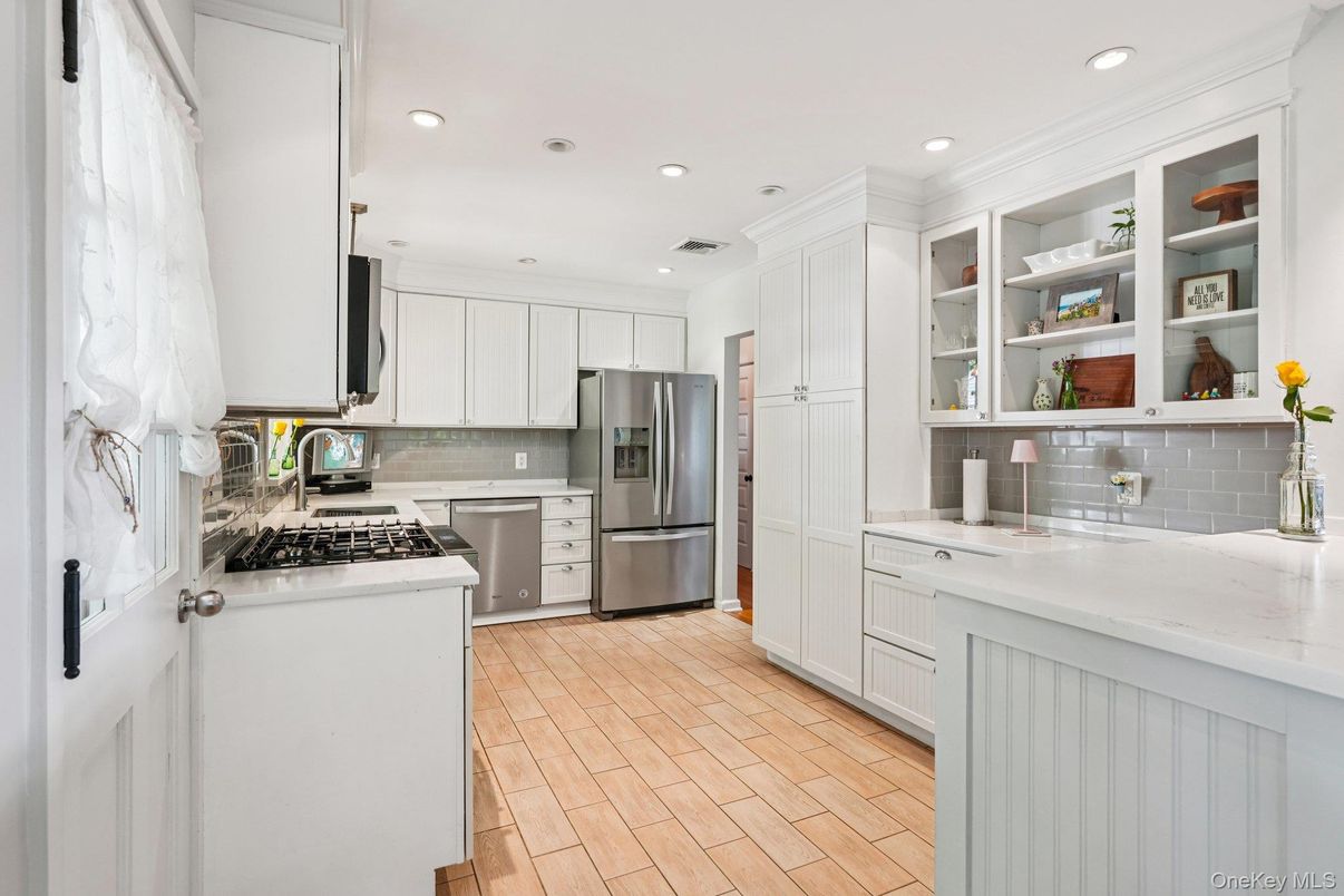 Interior, Kitchen, Recessed Lighting, Stainless Steel Appliances