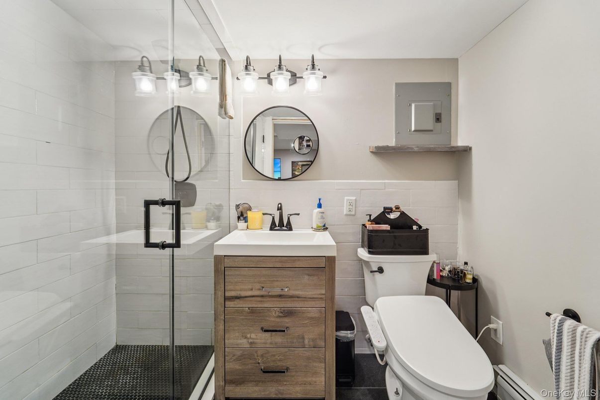 Bathroom, Glass Shower, Interior
