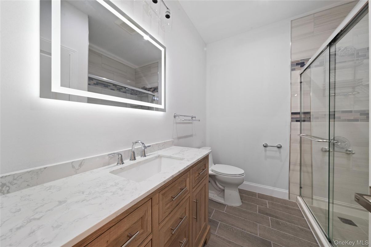 Bathroom, Glass Shower, Interior
