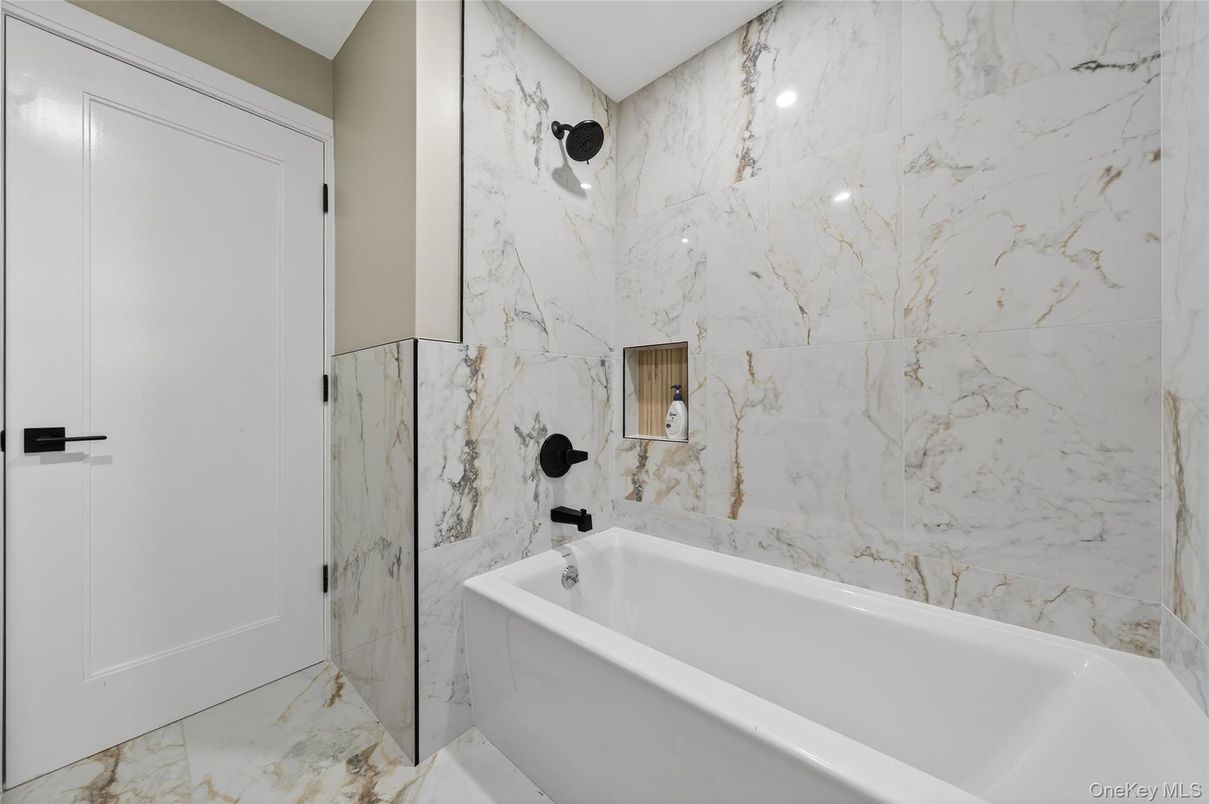 Bathroom, Glass Shower, Interior, Marble, Marble Walls