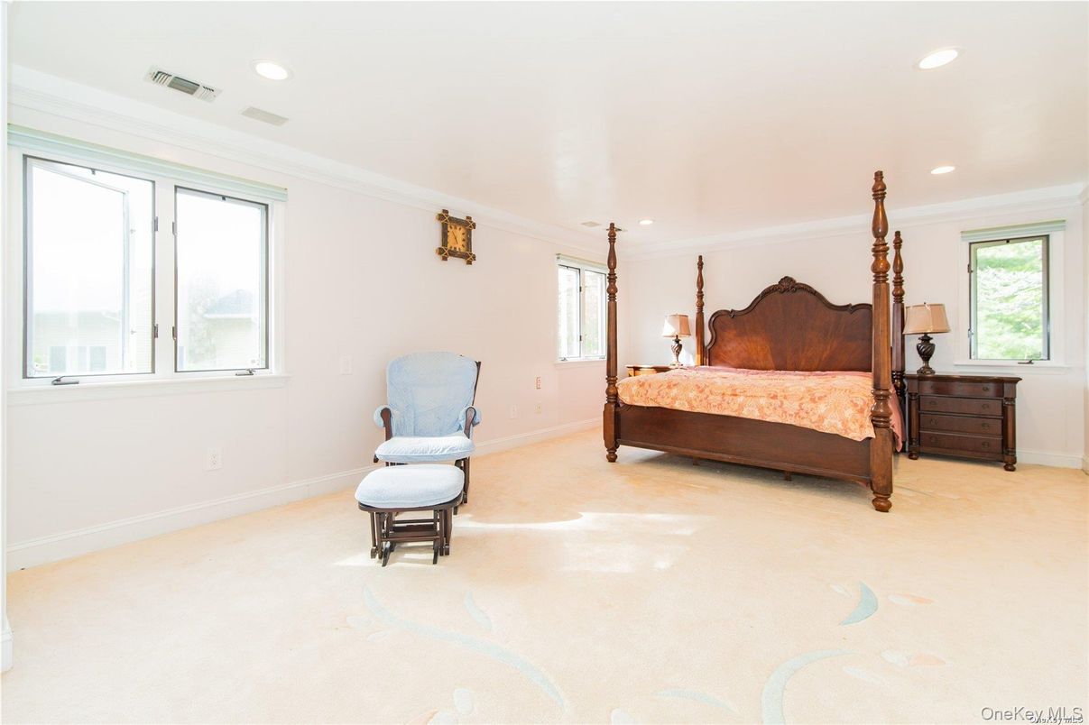 Bedroom, Interior, Recessed Lighting