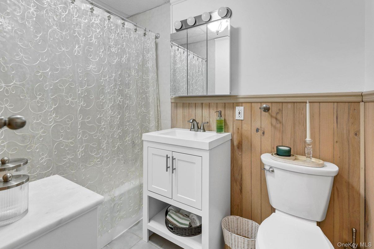 Bathroom, Interior, Wooden Walls