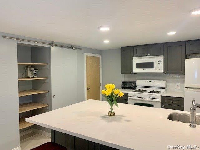 Interior, Kitchen, Recessed Lighting, Stainless Steel Appliances