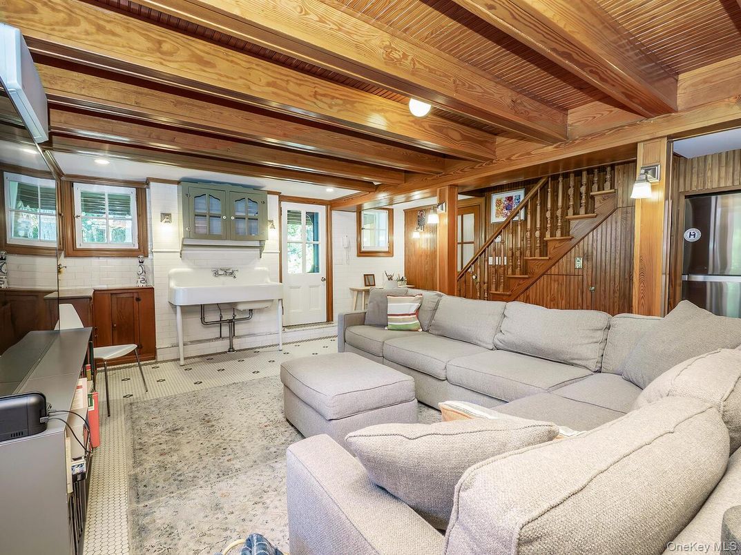 Interior, Living room, Wooden Beams, Wooden Ceilings