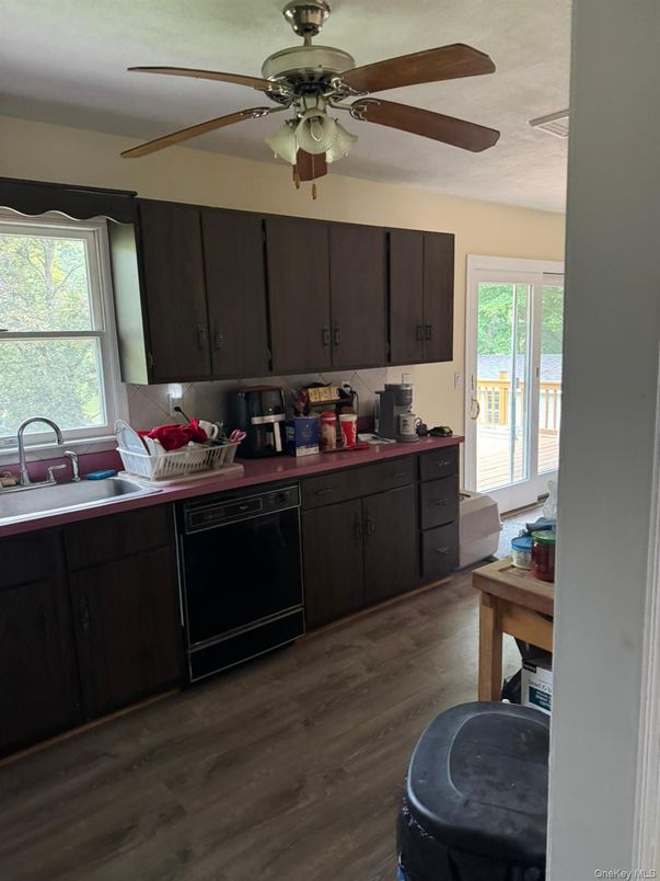 Interior, Kitchen, Wood Texture Flooring