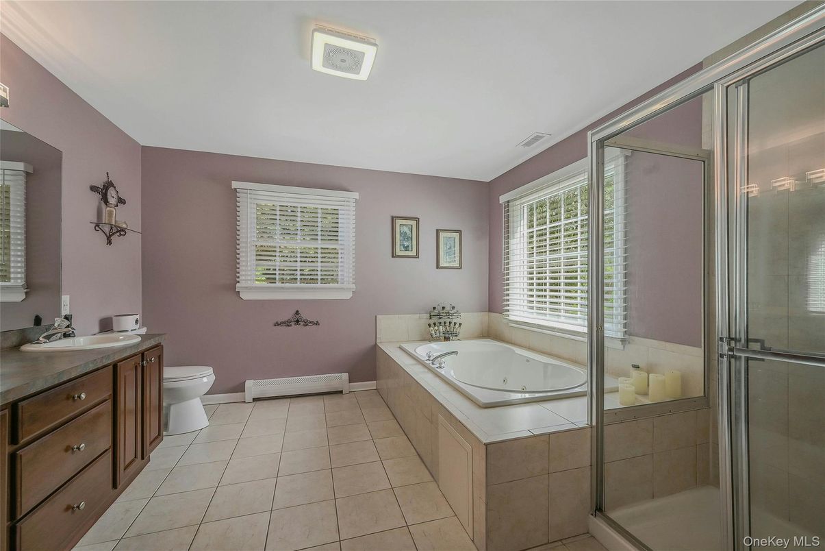 Bathroom, Dual Sink Vanities, Glass Shower, Interior