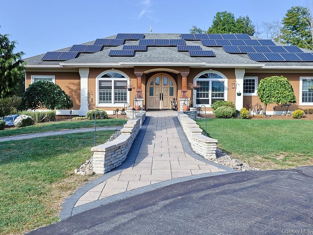 Exterior, Facade, Solar Panels, French Provincial