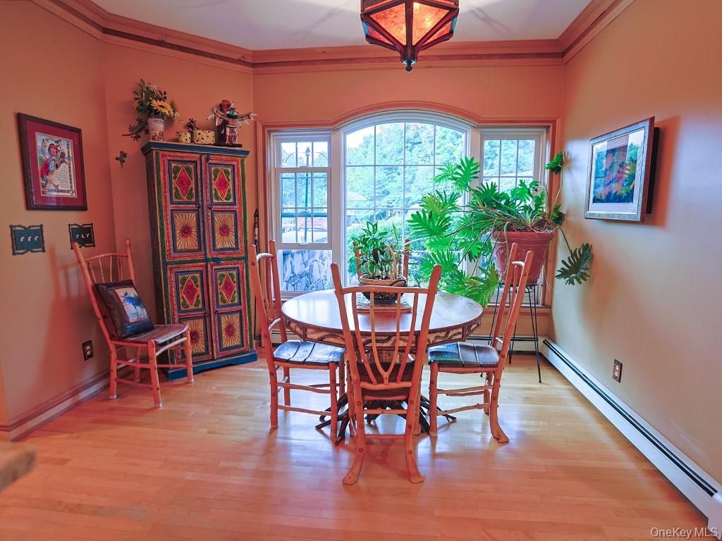 Dining room, Interior, Wood Texture Flooring