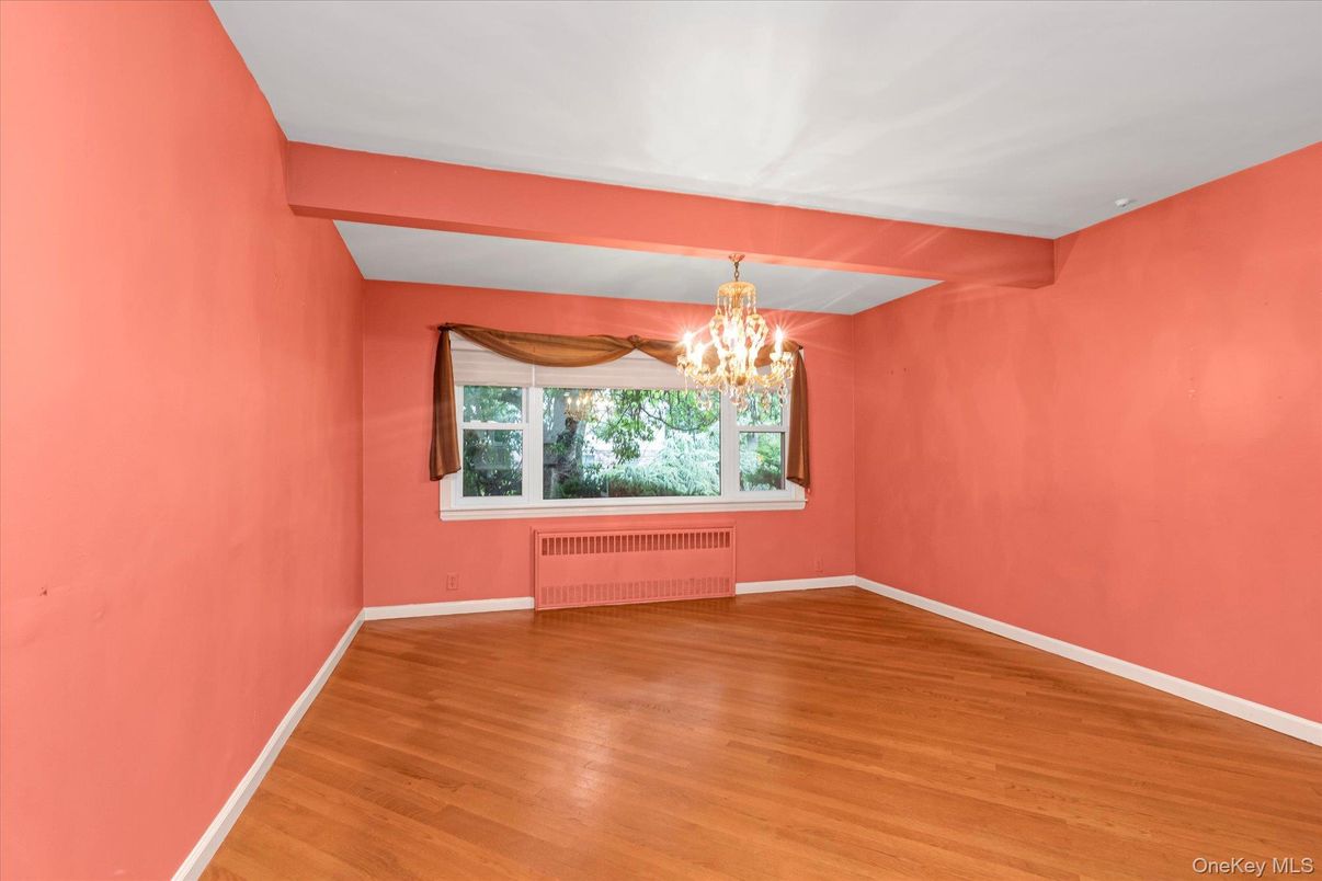 Chandelier, Empty room, Interior, Wood Texture Flooring