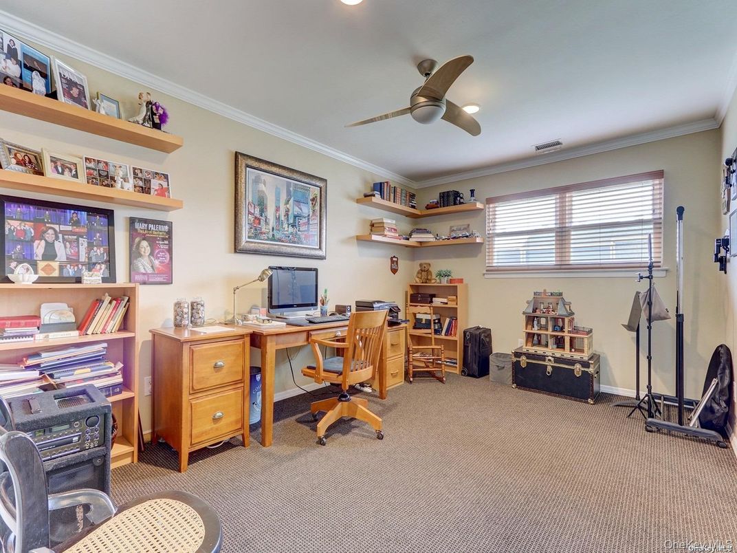 Home Office, Interior, Recessed Lighting