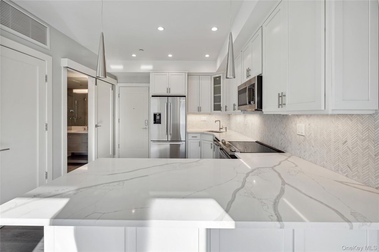 Interior, Kitchen, Recessed Lighting, Stainless Steel Appliances