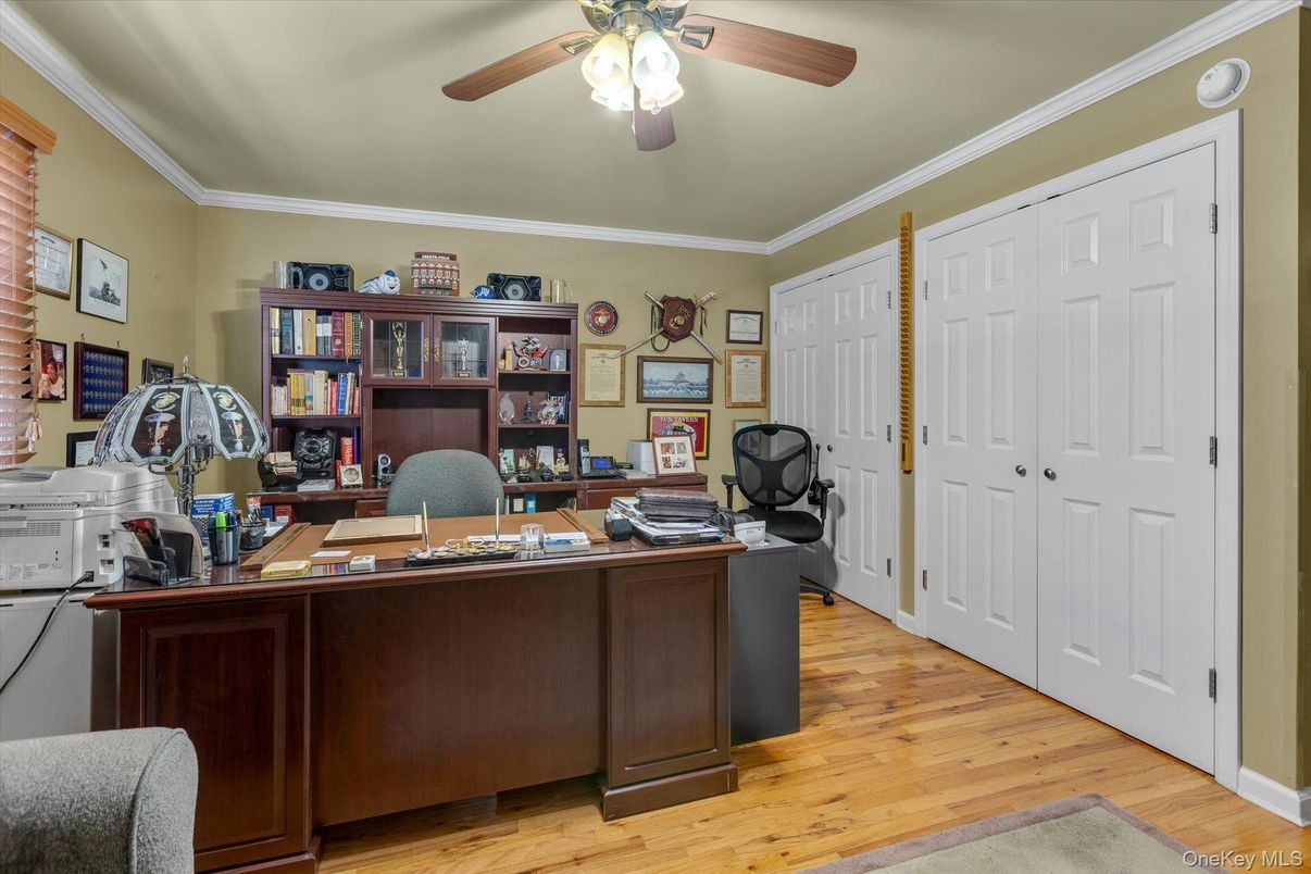Home Office, Interior, Wood Texture Flooring
